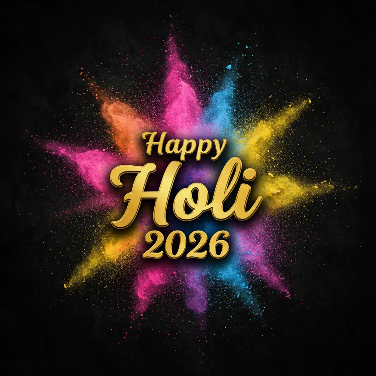 Free Download Premium Happy Holi Greeting Card 2026 2 - High Quality Happy Holi Greeting Card 2026 Image