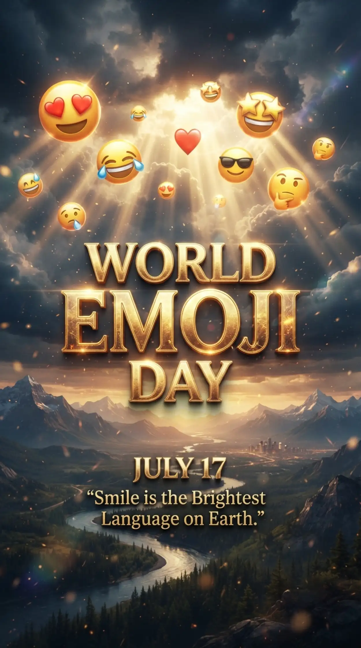 Free Download Premium World Emoji Day Poster - High Quality World Emoji Day Poster 2026 Image