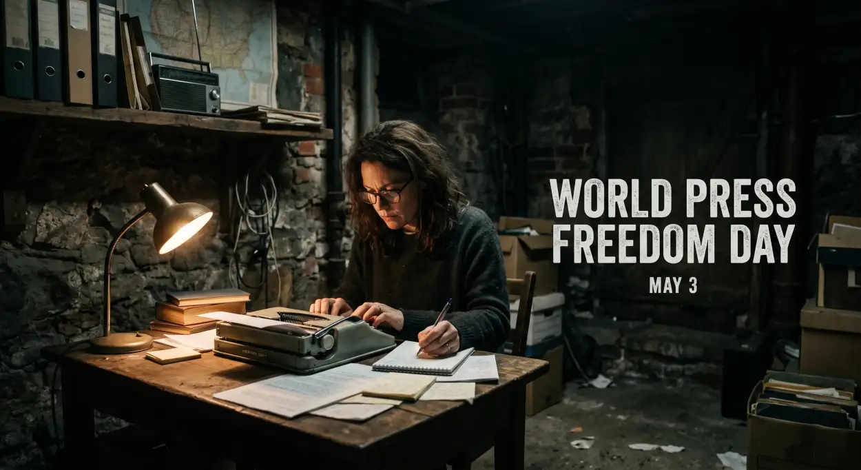 Free Download Press Freedom Awareness Social Media Campaign Ideas - High Quality World Press Freedom Day 2026 Image