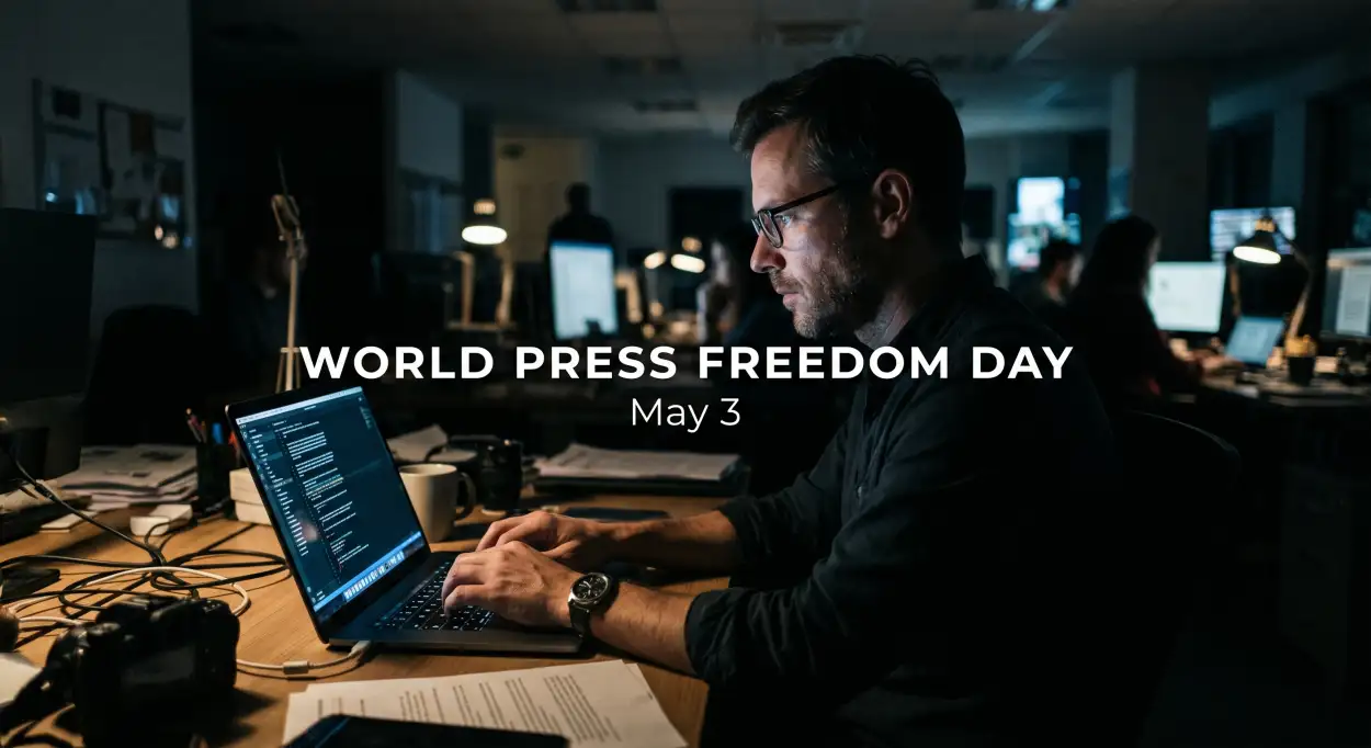 Free Download Press Freedom Day Linkedin Post Ideas - High Quality World Press Freedom Day 2026 Image