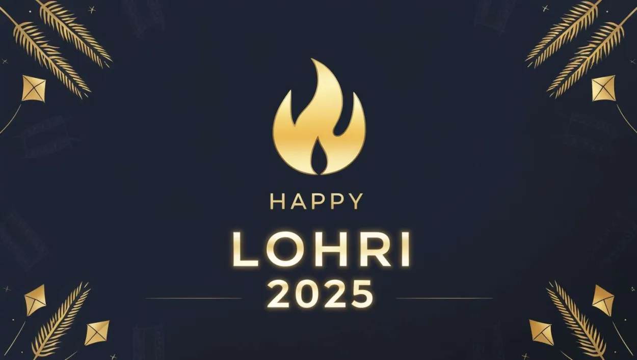 Free Download Printable Happy Lohri Greetings For Festive Cards - High Quality Happy Lohri Greetings 2025 Background