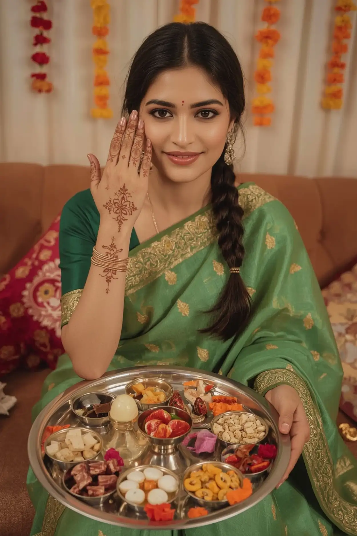 Free Download Punjabi Teej Mehndi Design - High Quality Teej Mehndi Design Background