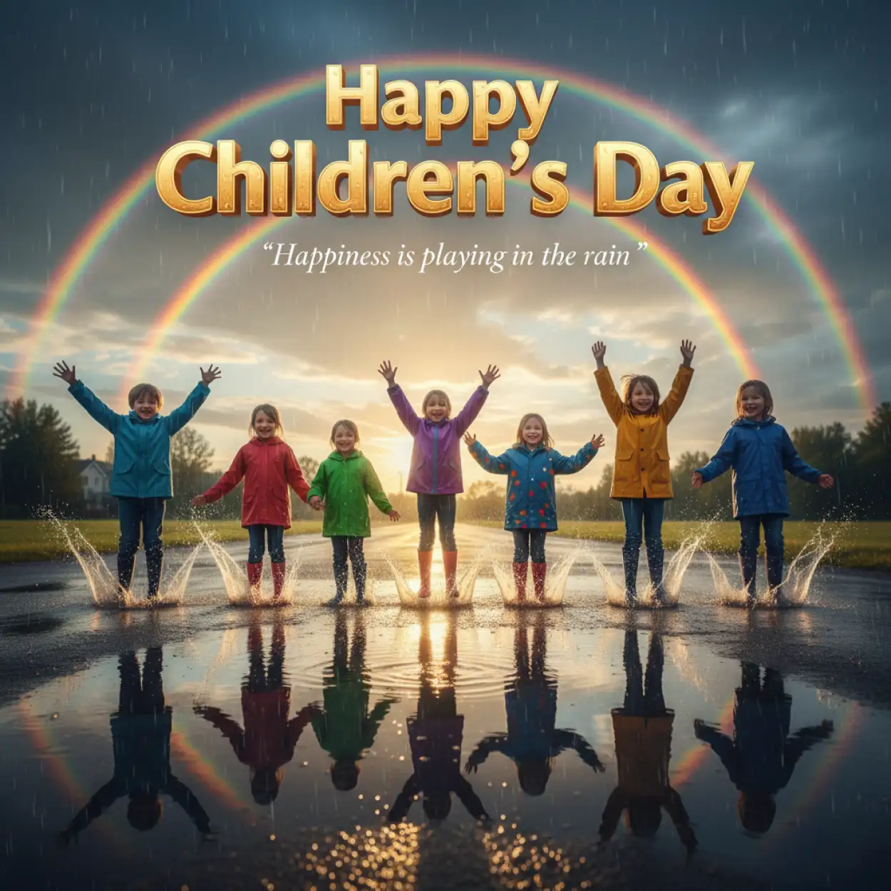 Free Download Quotes For Childrens Day Card Design - High Quality Happy Childrens Day Quotes Background