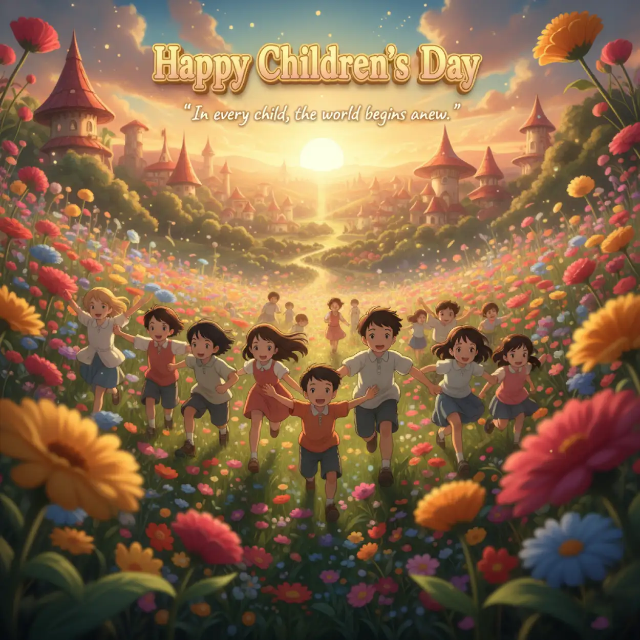 Free Download Quotes On Child Happiness For Childrens Day - High Quality Happy Childrens Day Quotes Background