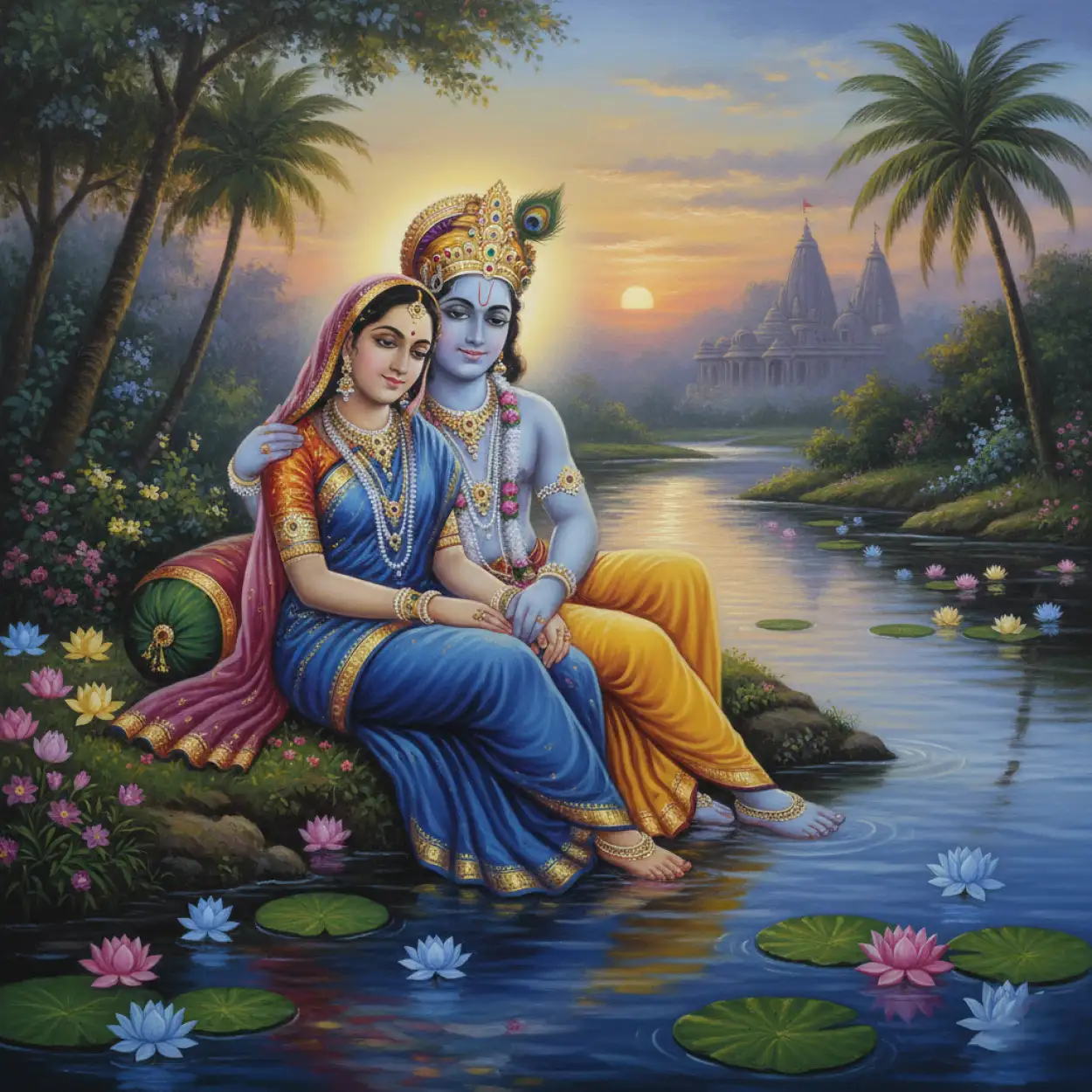 Radha Krishna Wallpapers With Peacock Feather - Royalty Free Radha Krishna Image | Pngmagic Free Download Radha Krishna Wallpapers With Peacock Feather - High Quality Radha Krishna Background