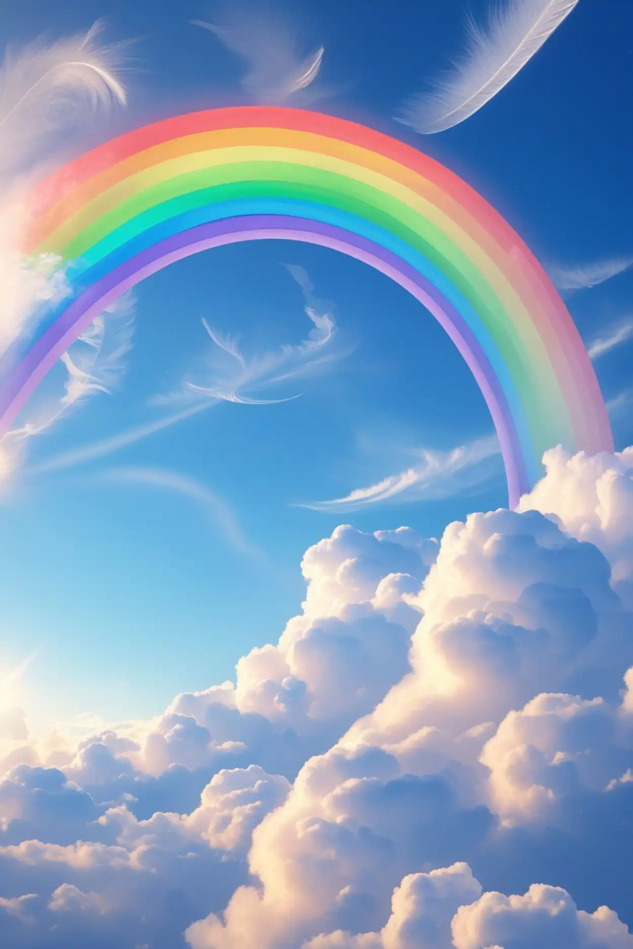 Rainbow With Cloud Background HD - Royalty Free Cloud Background Image | Pngmagic Free Download Rainbow With Cloud Background HD - High Quality Cloud Background Background