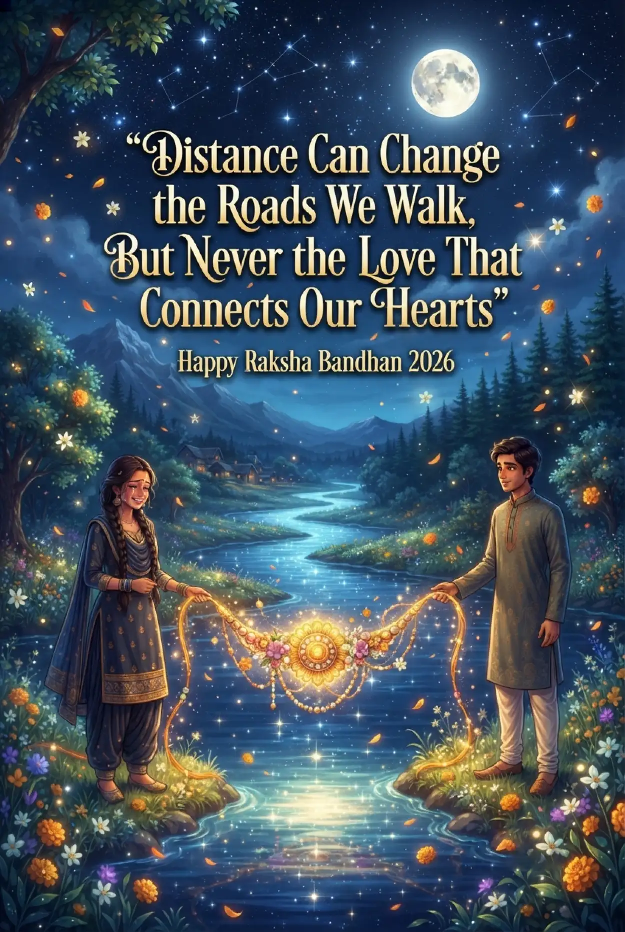 Free Download Rakhi Wishes 2026 To Express Love And Gratitude - High Quality Happy Raksha Bandhan Wishes 2026 Image