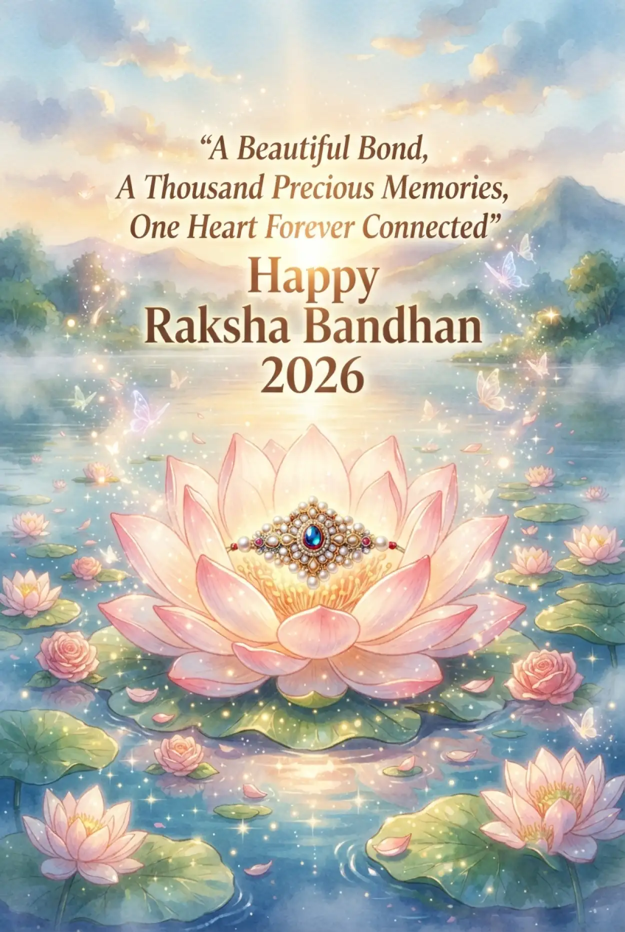 Free Download Raksha Bandhan 2026 Heartfelt Wishes - High Quality Happy Raksha Bandhan Wishes 2026 Image
