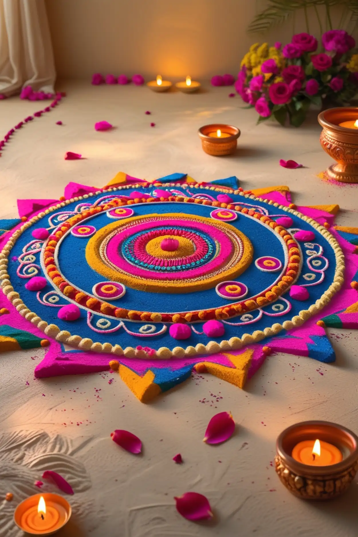Raksha Bandhan Background With Colorful Rangoli - Royalty Free Raksha Bandhan Background Image | Pngmagic Free Download Raksha Bandhan Background With Colorful Rangoli - High Quality Raksha Bandhan Background Background