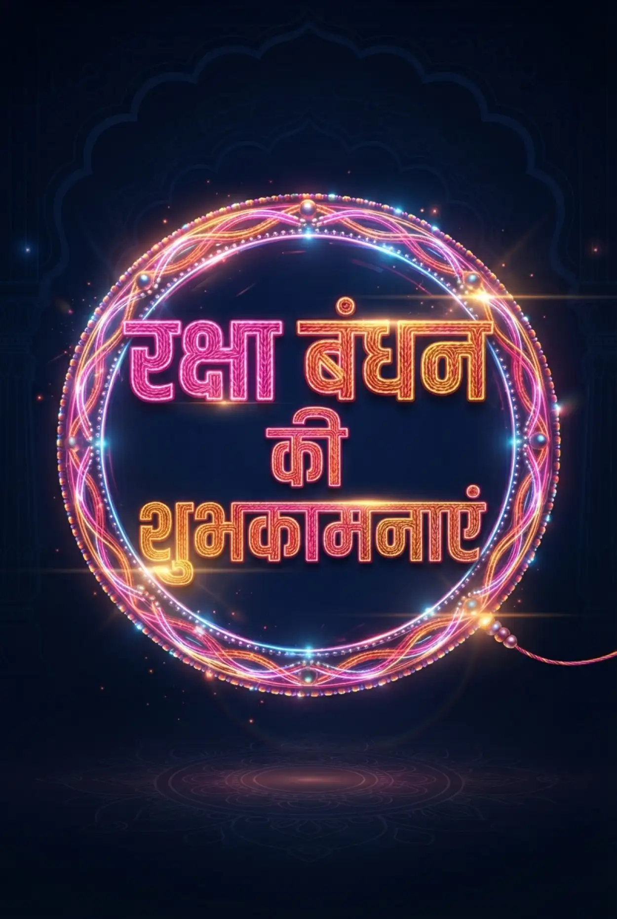 Free Download Raksha Bandhan Ki Badhai In Hindi - High Quality Raksha Bandhan Ki Shubhkamnaye In Hindi Image