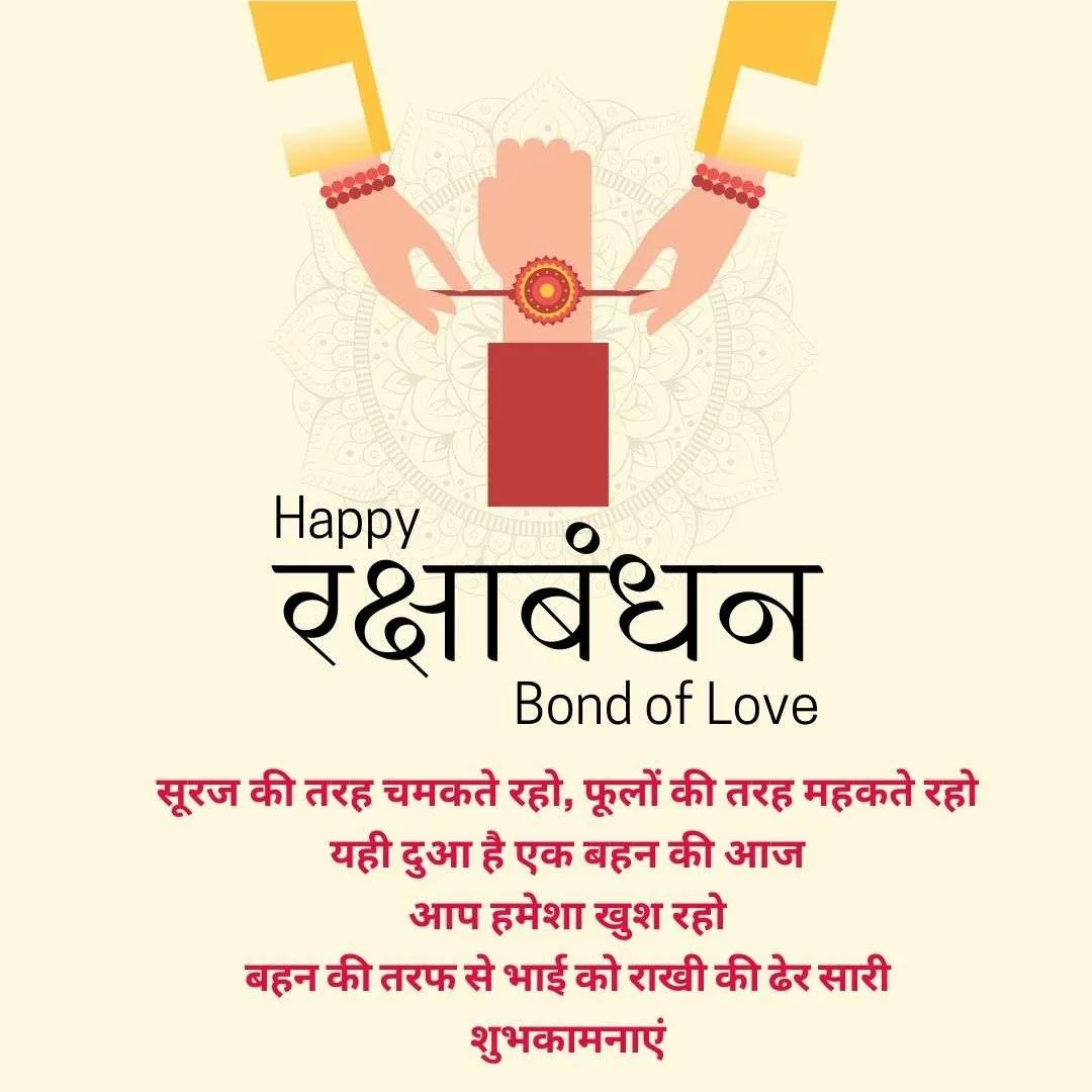 Raksha Bandhan Wishes In Hindi With Traditional Designs - Royalty Free Raksha Bandhan Image | Pngmagic Free Download Raksha Bandhan Wishes In Hindi With Traditional Designs - High Quality Raksha Bandhan Background