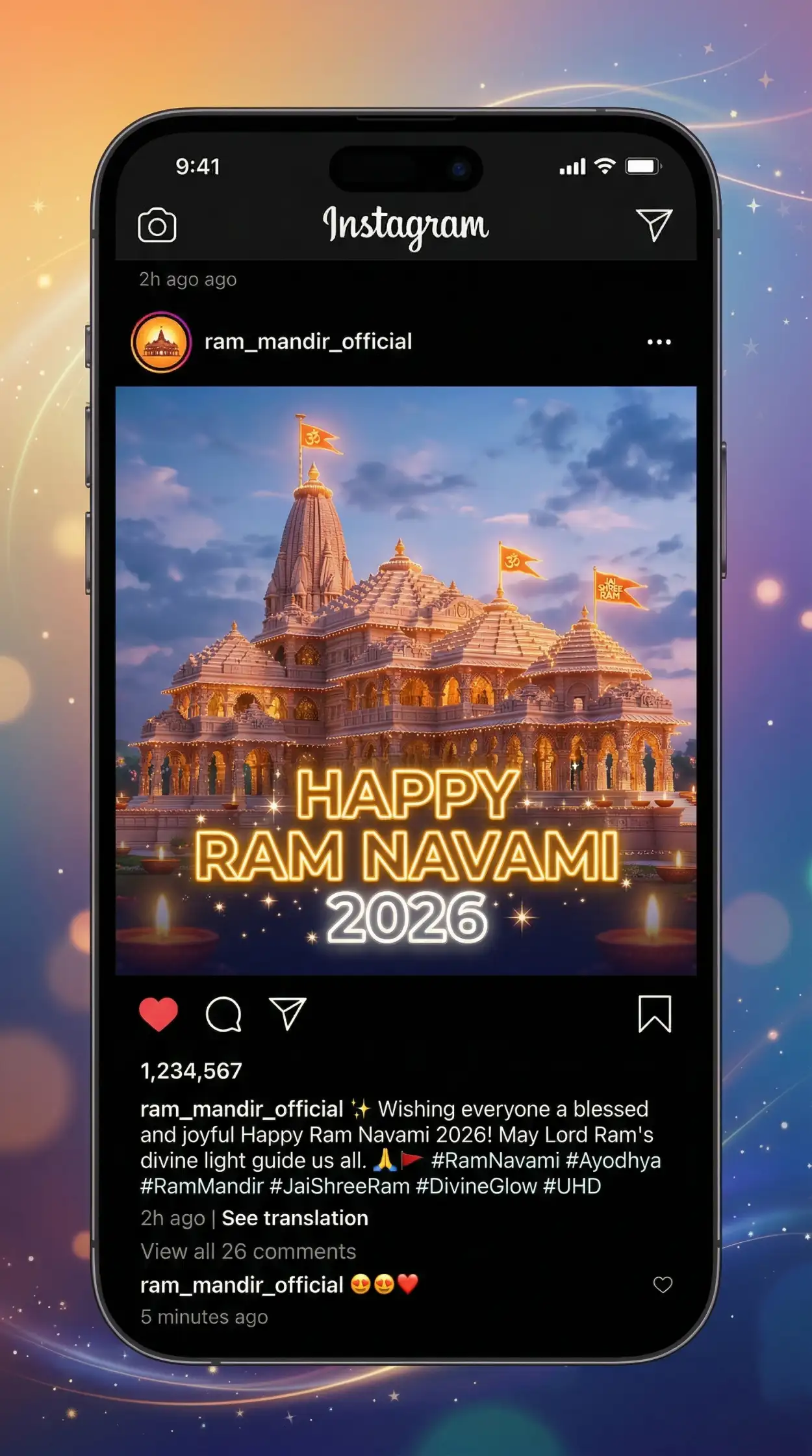 Free Download Ram Navami 2026 Instagram Story Images Lord Rama Hd - High Quality Happy Ram Navami 2026 Image