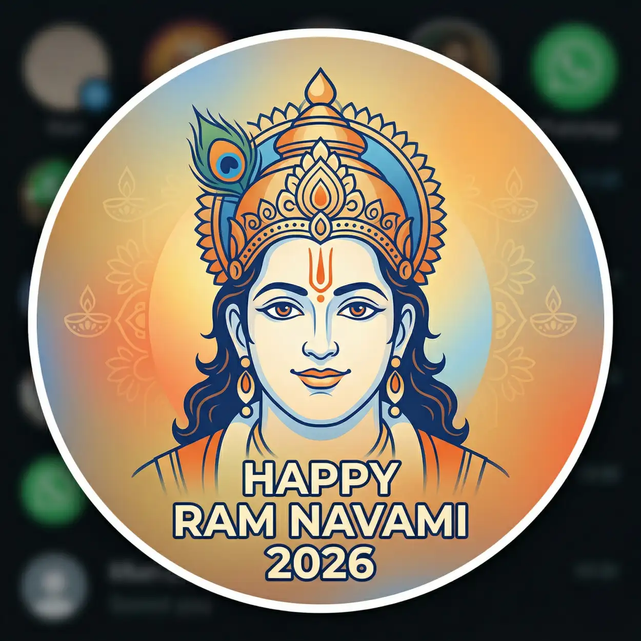 Free Download Ram Navami 2026 Whatsapp Dp Images With Lord Ram - High Quality Happy Ram Navami 2026 Image