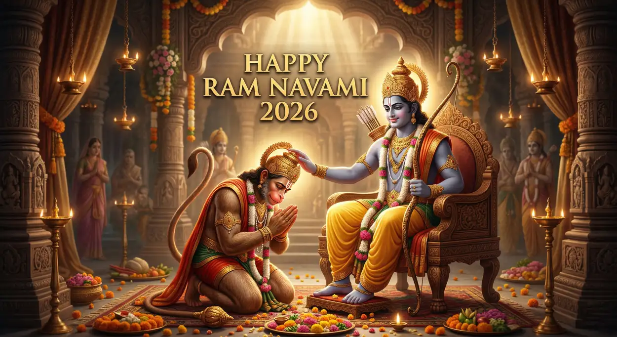 Free Download Ram Navami 2026 Whatsapp Forward Images With Quotes - High Quality Happy Ram Navami 2026 Image