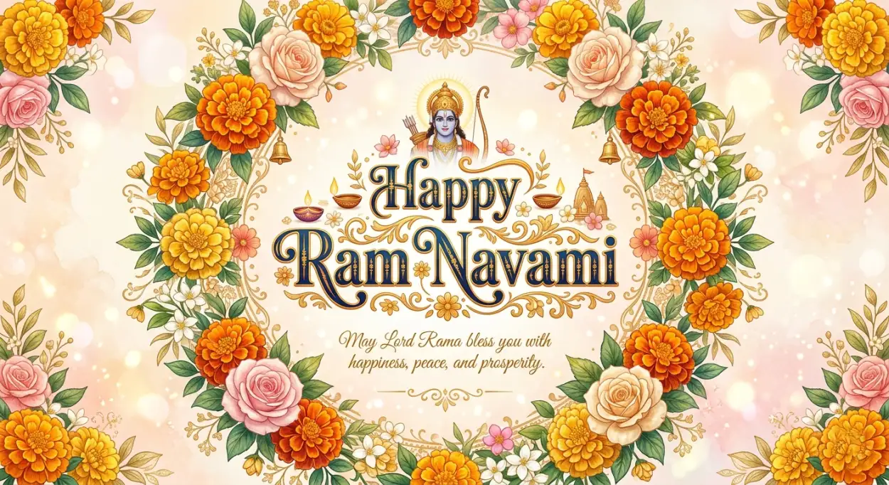 Free Download Ram Navami 2026 Wishes For Greeting Templates - High Quality Ram Navami Wishes 2026 Image