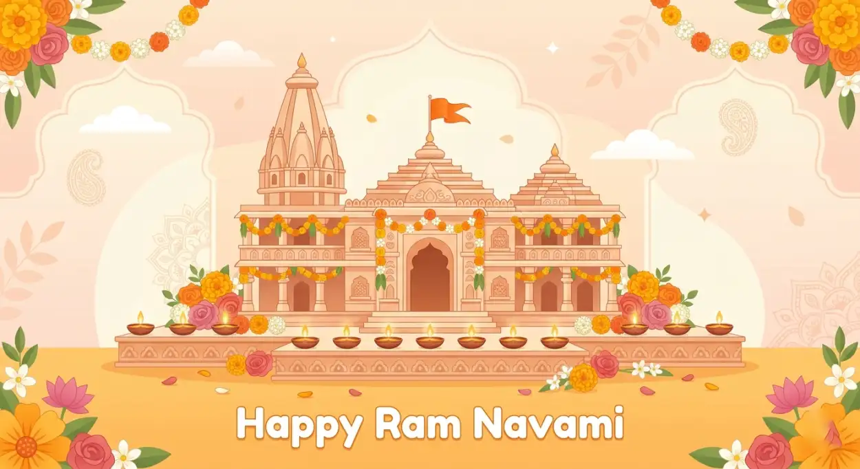 Free Download Ram Navami 2026 Wishes For School Students - High Quality Ram Navami Wishes 2026 Image
