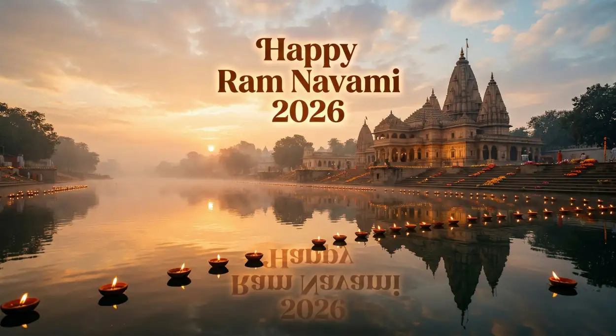 Free Download Ram Navami 2026 Wishes Images In Hindi With Jai Shri Ram - High Quality Happy Ram Navami 2026 Image