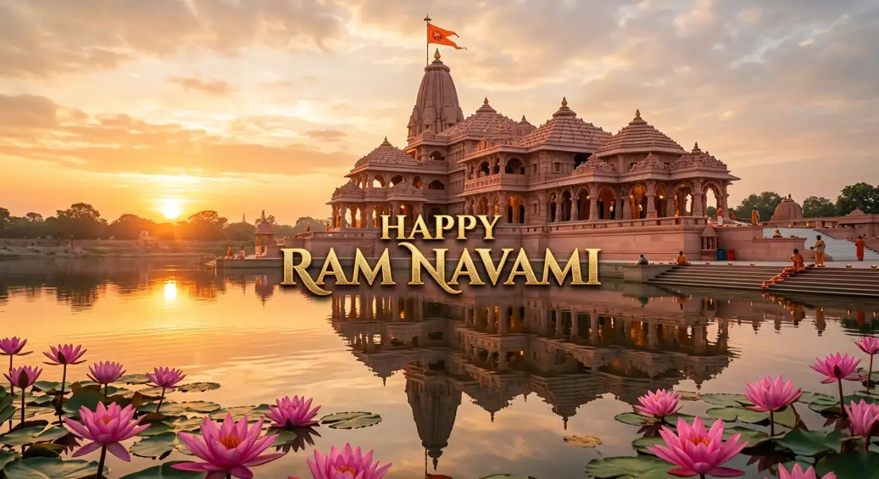 Free Download Ram Navami 2026 Wishes In English Text - High Quality Ram Navami Wishes 2026 Image