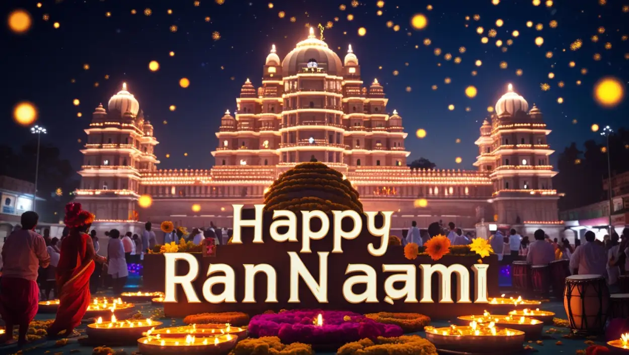 Free Download Ram Navami Celebration Event Posters HD - High Quality Happy Ram Navami Image