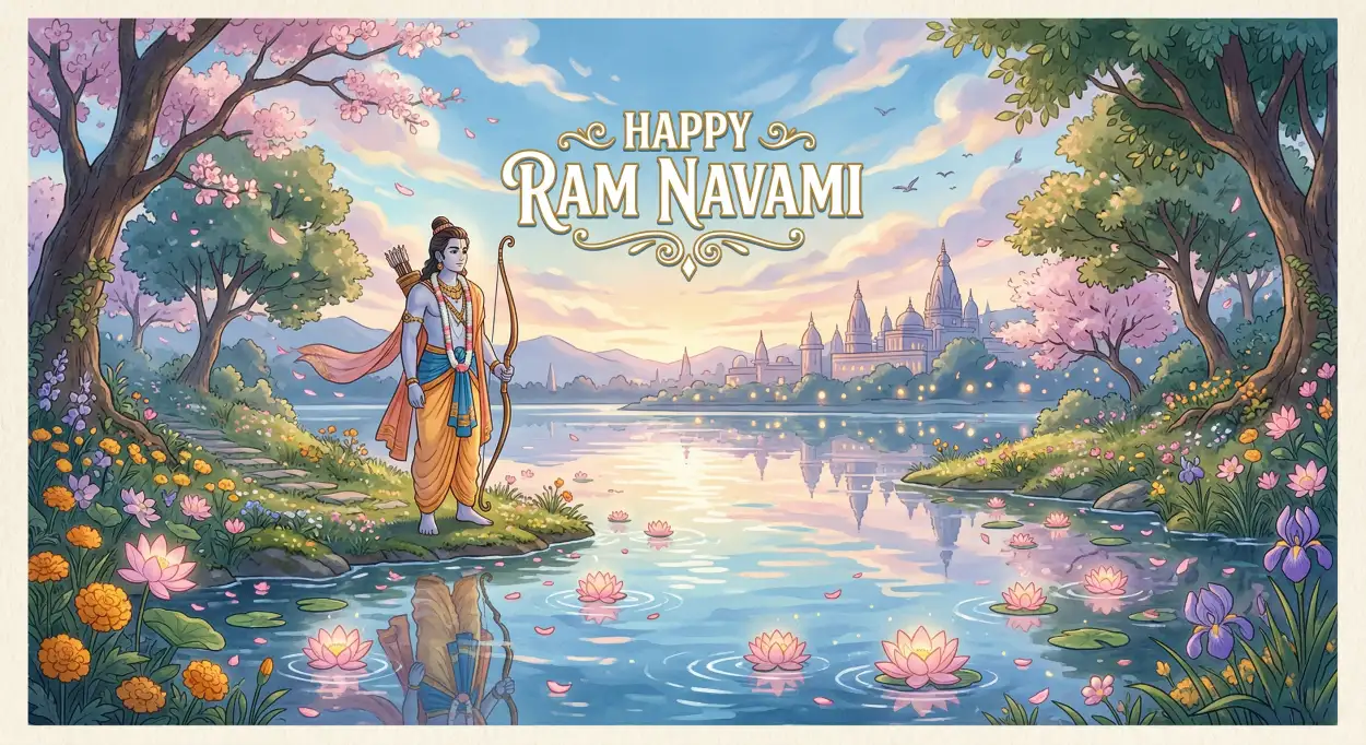 Free Download Ram Navami Whatsapp Images With Sanskrit Quotes - High Quality Happy Ram Navami Wishes For WhatsApp Image