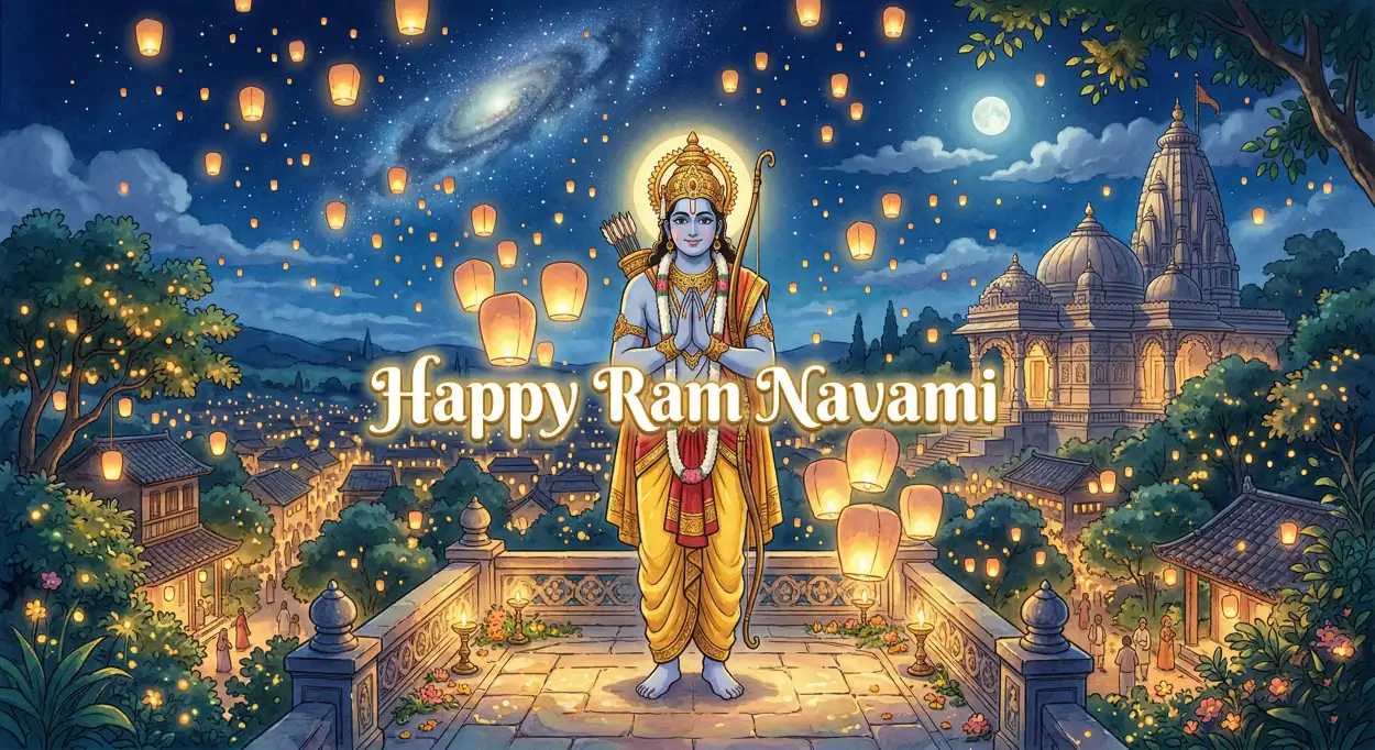 Free Download Ram Navami Whatsapp Status With Lord Ram Images - High Quality Happy Ram Navami Wishes For WhatsApp Image