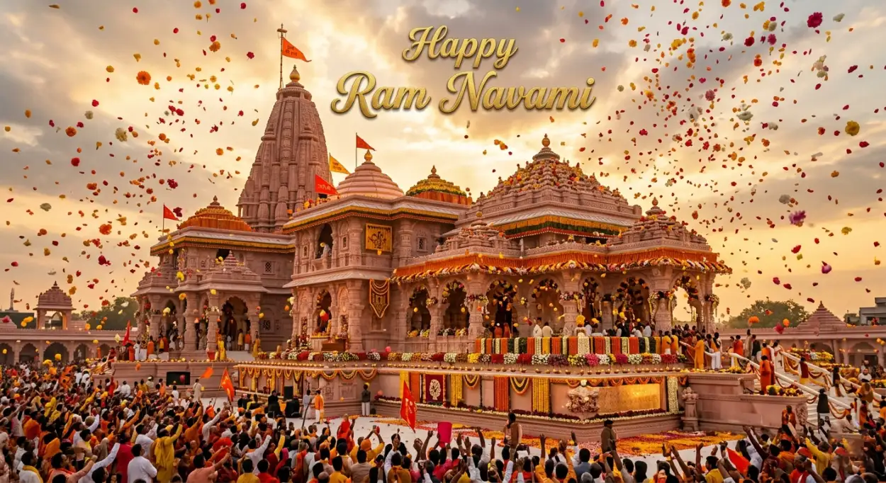 Free Download Ram Navami Wishes 2026 For Friends And Family - High Quality Ram Navami Wishes 2026 Image