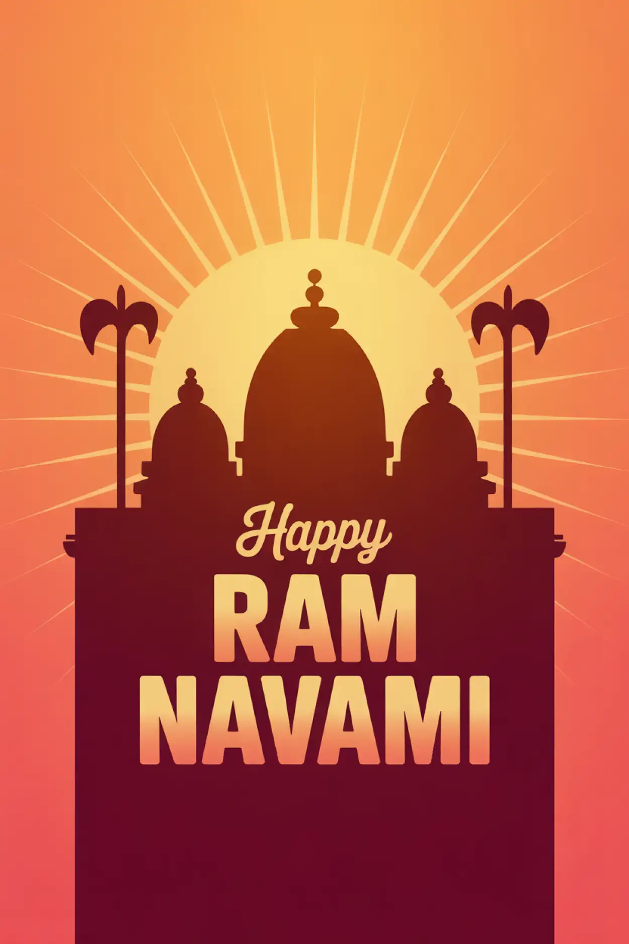 Free Download Ram Navami Wishes 2026 Minimal Design Ideas - High Quality Ram Navami Wishes 2026 Image