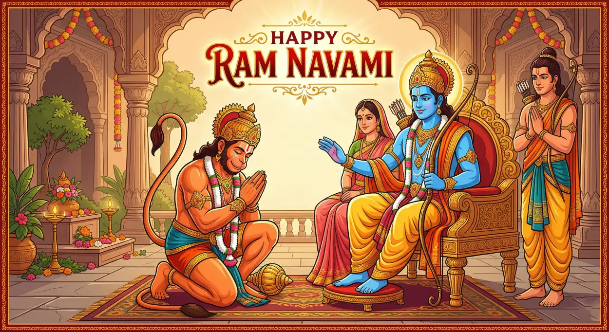 Free Download Ram Navami Wishes Quotes For Whatsapp - High Quality Happy Ram Navami Wishes For WhatsApp Image