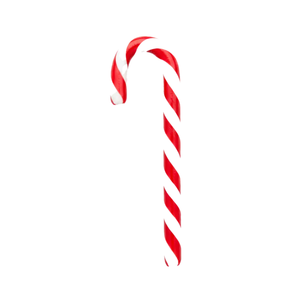 Free Download Realistic Candy Cane Png With Shine - High Quality Candy Cane Png PNG Image