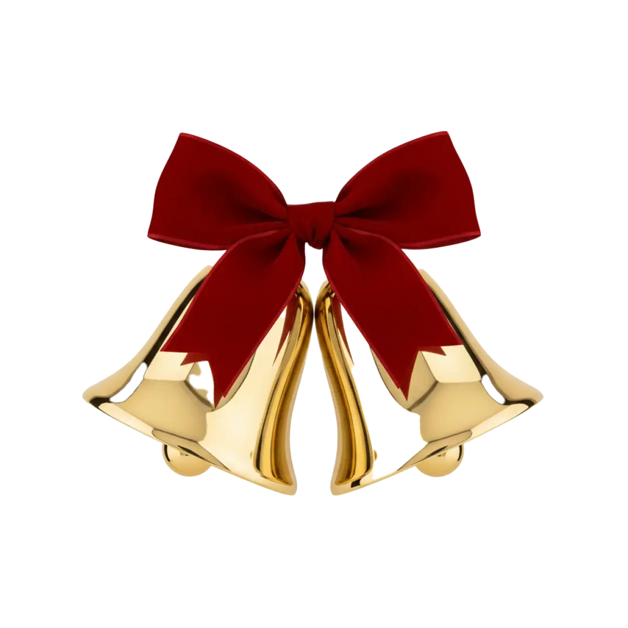 Free Download Realistic Christmas Bell Png Free - High Quality Christmas Bell Png PNG Image