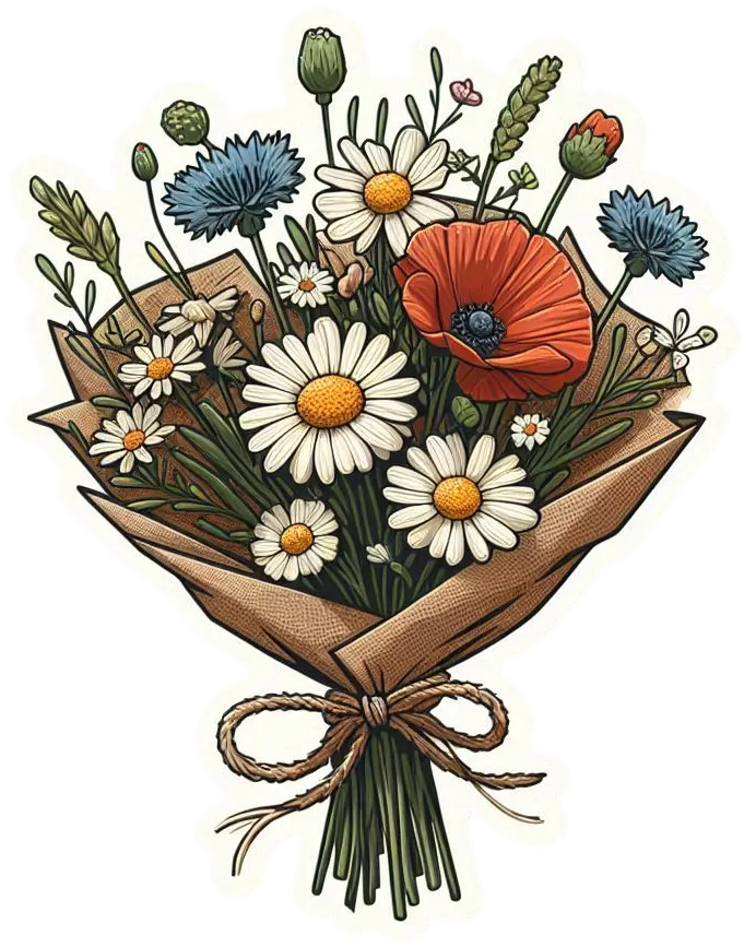 Free Download Realistic Flower Bouquet Png Images - High Quality Flower Bouquet Png PNG Image
