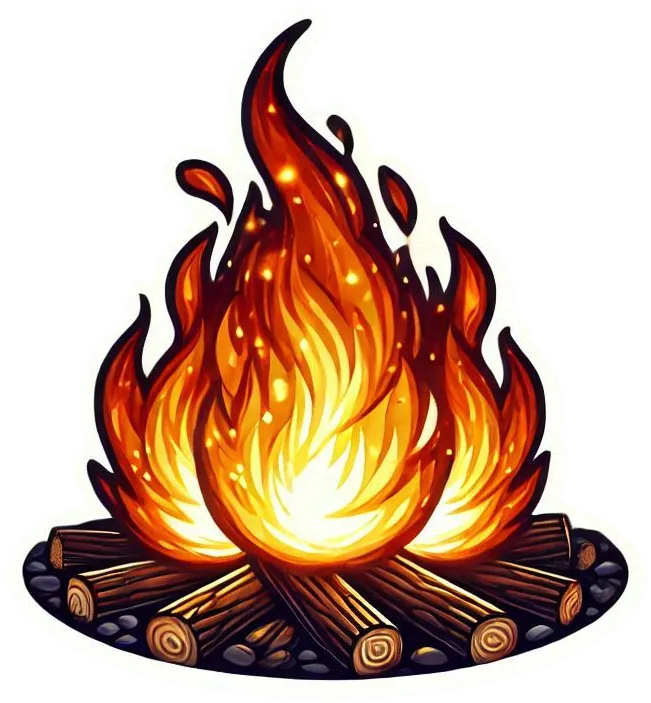 Free Download Realistic Lohri Fire Png With Smoke Effects - High Quality Lohri Fire Png PNG Image