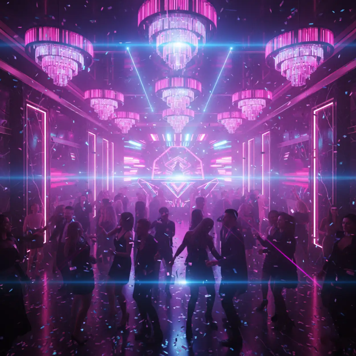 Free Download Realistic New Year Party Background Hd Photo - High Quality New Year Party Background Hd Background Image