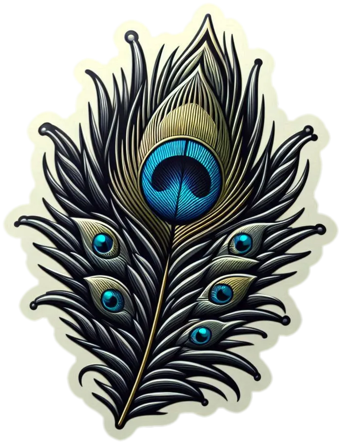 Realistic Peacock Feather Png Image With Detailed Texture Download - Royalty Free Peacock Feather Png Image | Pngmagic Free Download Realistic Peacock Feather Png Image With Detailed Texture Download - High Quality Peacock Feather Png PNG Image
