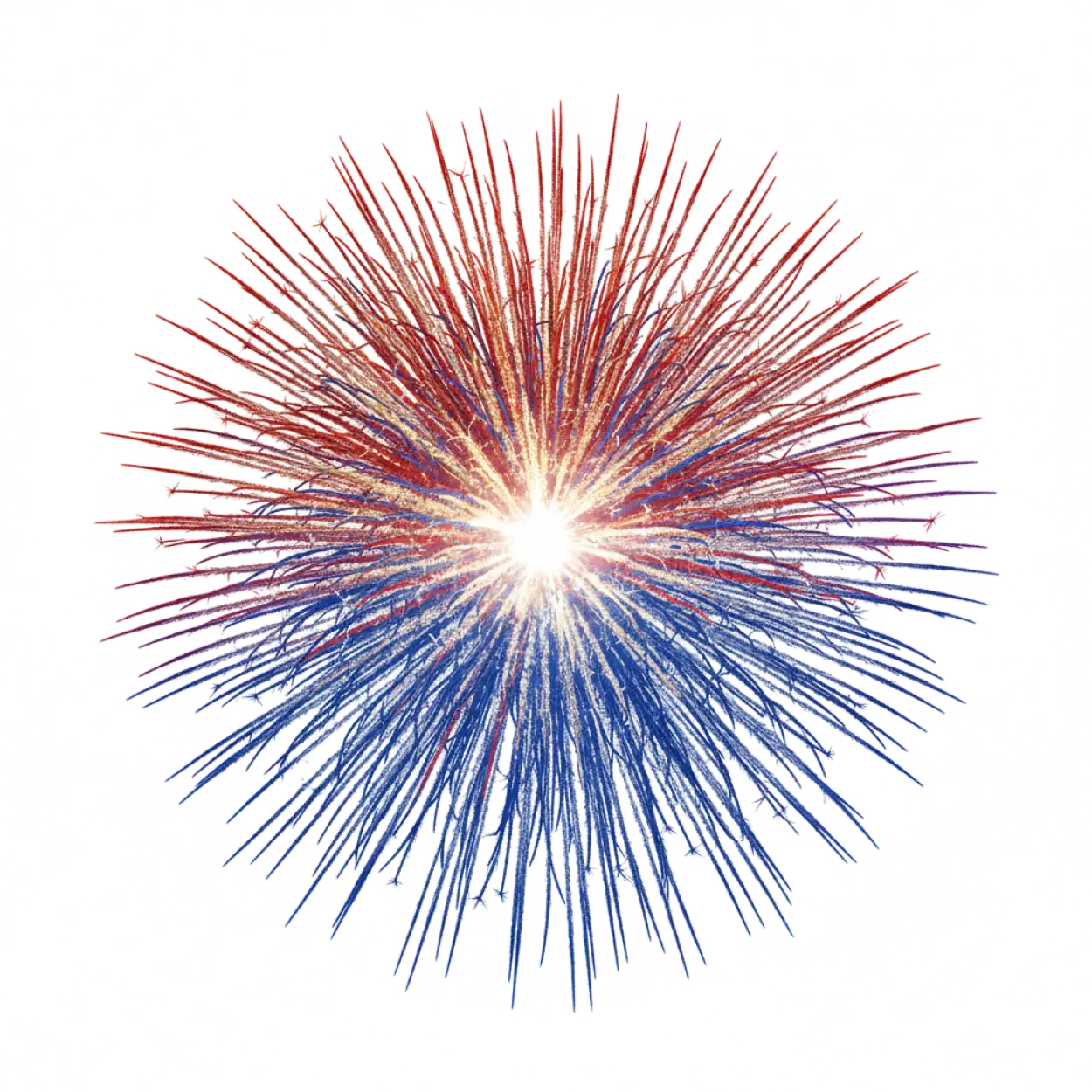 Free Download Red Blue Fireworks Png Hd - High Quality Fireworks Png PNG Image