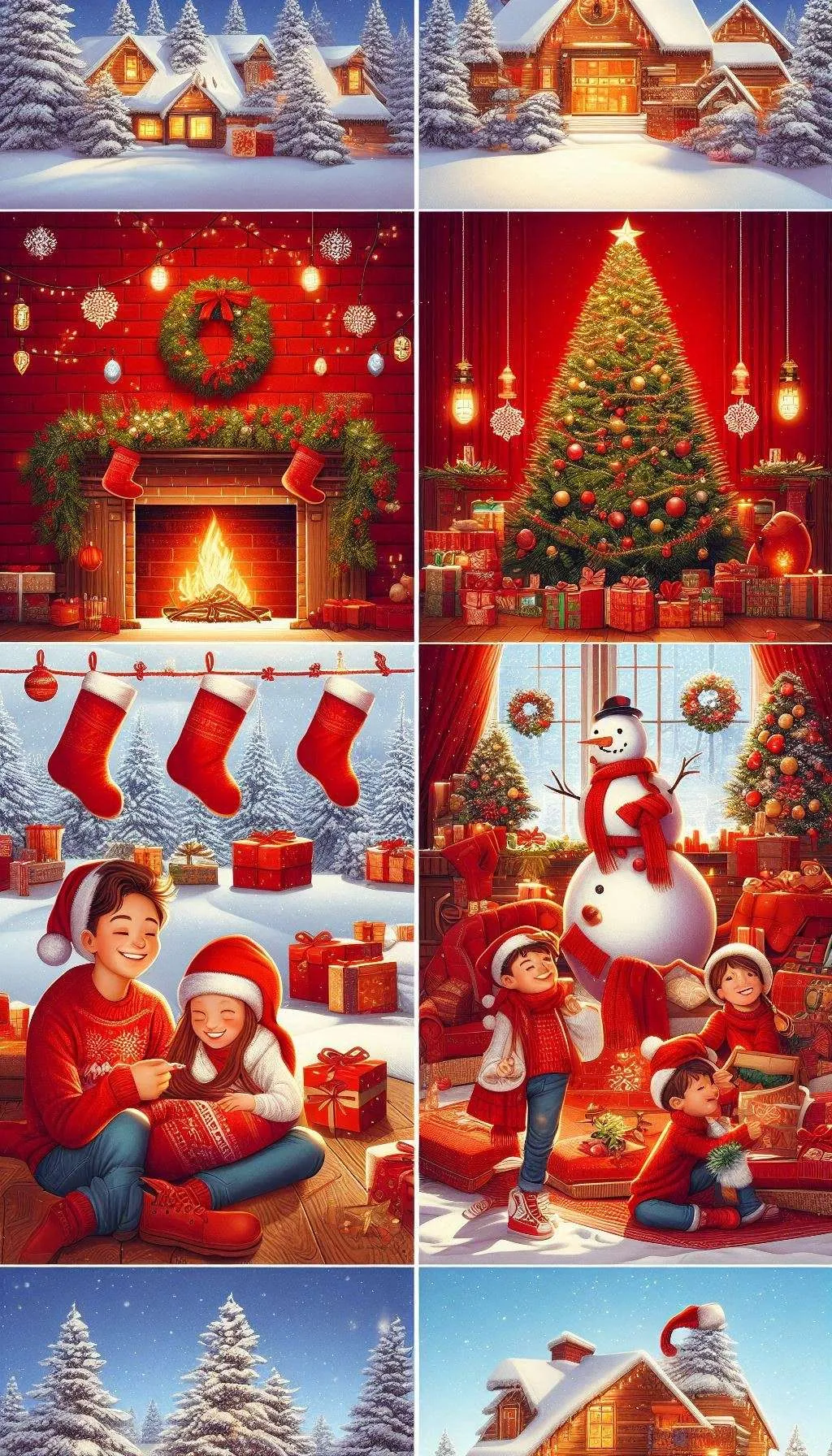 Free Download Red Christmas-themed Background Images - High Quality Red Background Background