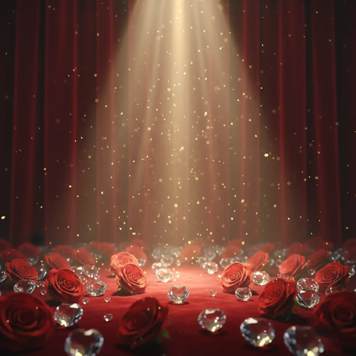 Free Download Red Glitter Valentines Day Background Hd - High Quality Happy Valentines Day Background Hd Background