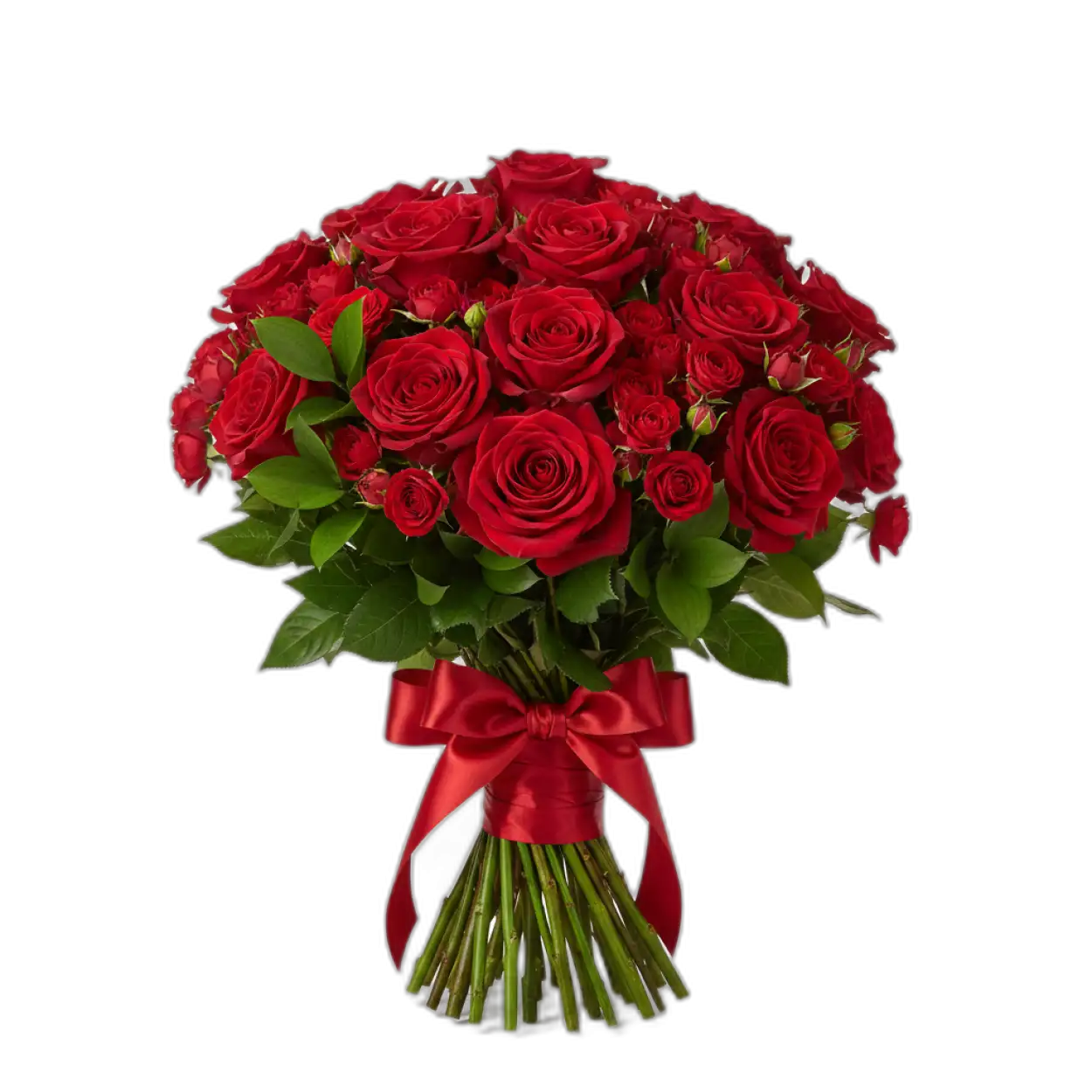 Free Download Red Rose Bouquet Png Hd - High Quality Rose Bouquet Png PNG Image