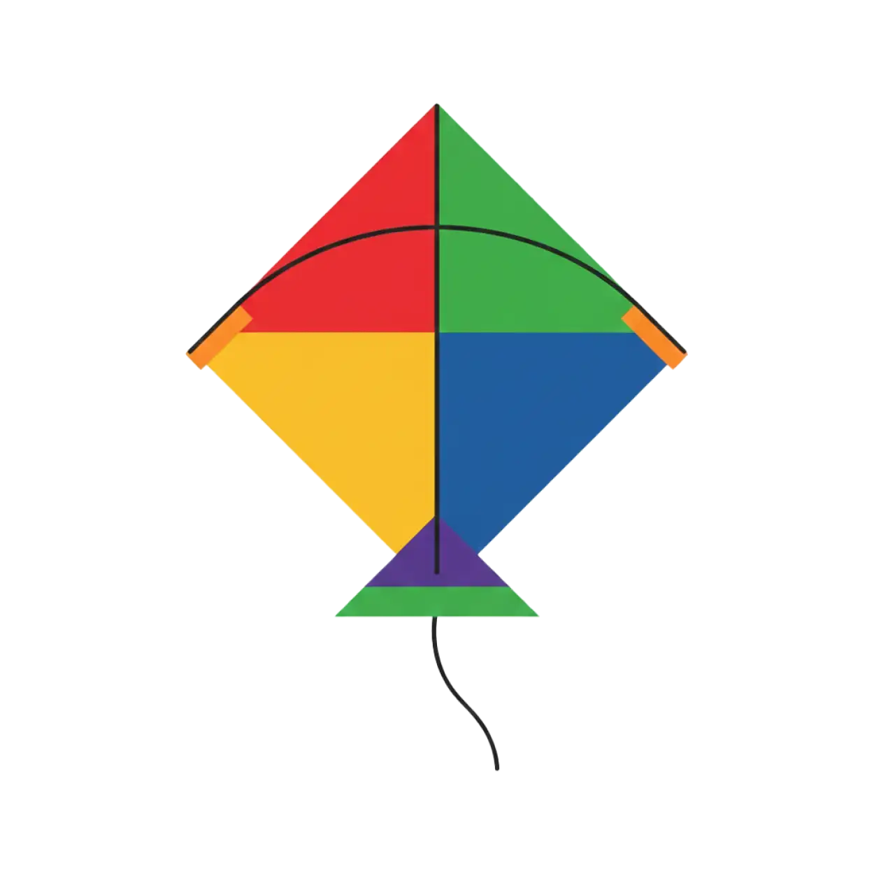 Free Download Red Yellow Blue Kite Png - High Quality Kite Png Transparent PNG