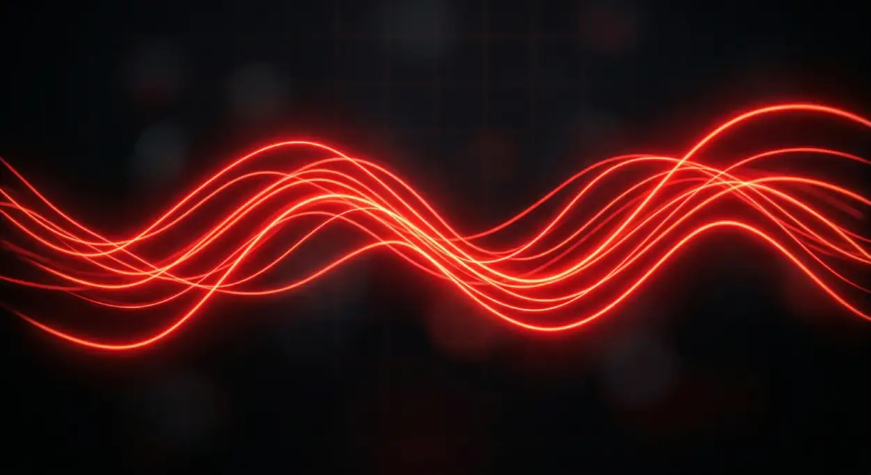 Free Download Red Youtube Thumbnail Background With Neon Lights - High Quality Red Youtube Thumbnail Background Background Image