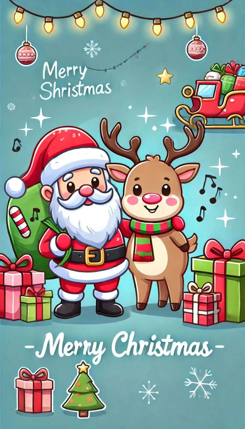 Reindeer Leading Santa’s Sleigh Cartoon Merry Christmas Art - Royalty Free Merry Christmas Cartoon Santa Claus With Reindeer Image | Pngmagic Free Download Reindeer Leading Santa’s Sleigh Cartoon Merry Christmas Art - High Quality Merry Christmas Cartoon Santa Claus With Reindeer Background