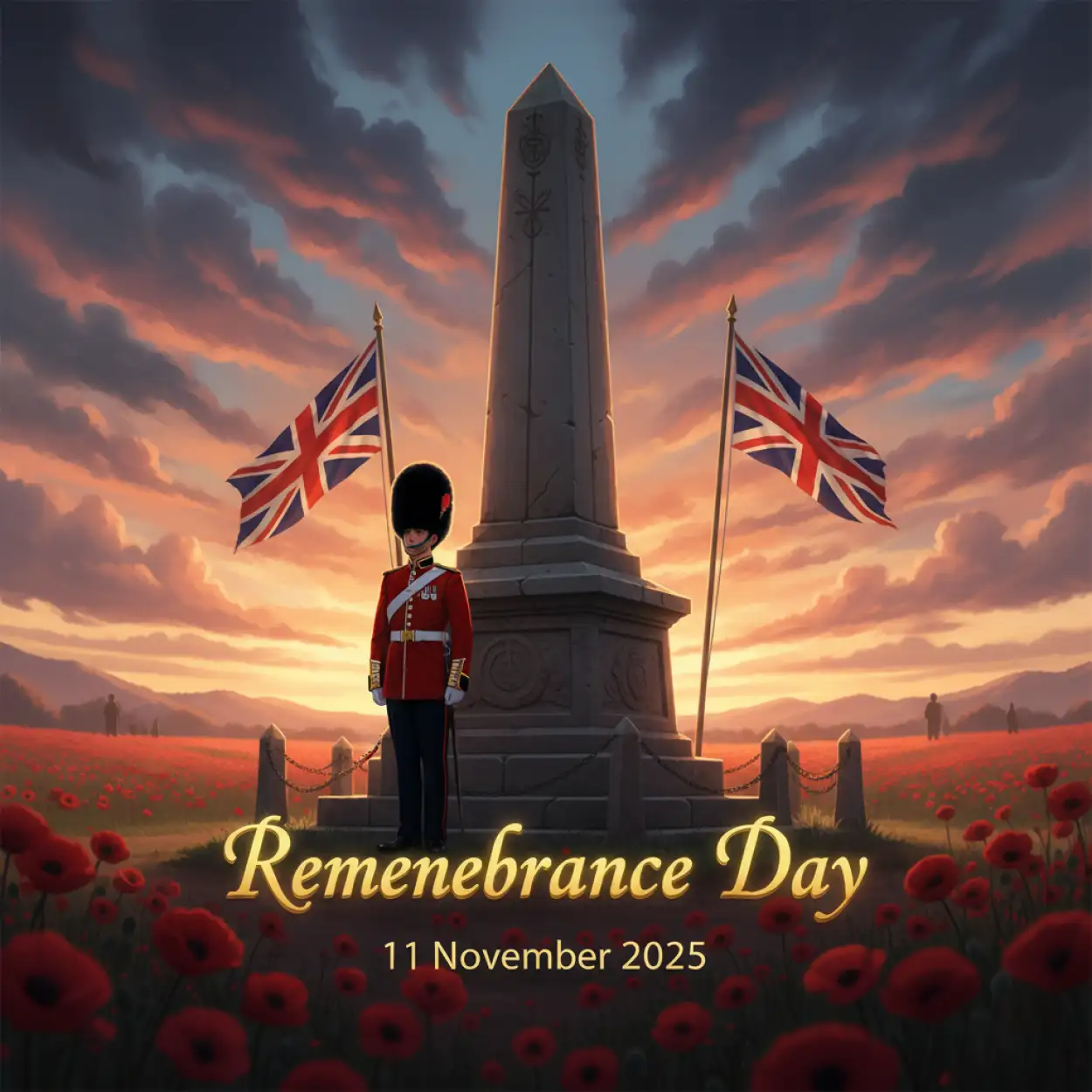 Free Download Remembrance Day 2025 Dove And Poppy Peace Illustration - High Quality Remembrance Day 2025 Background