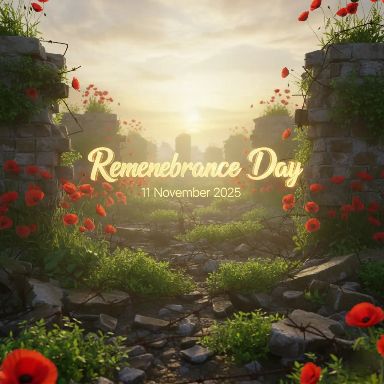 Free Download Remembrance Day 2025 Facebook Cover Photo - High Quality Remembrance Day 2025 Background