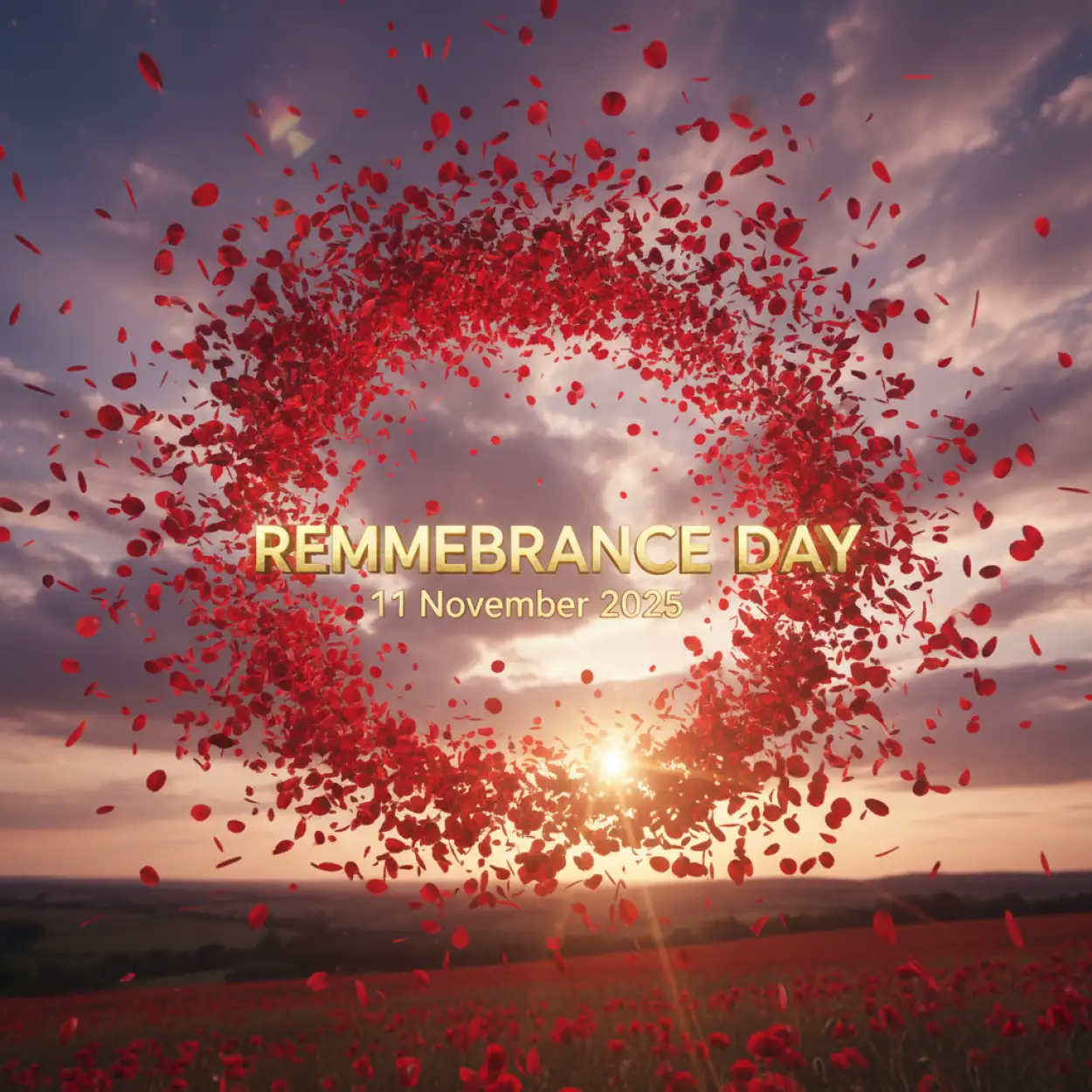 Free Download Remembrance Day 2025 Ghibli Style Cinematic Wallpaper - High Quality Remembrance Day 2025 Background