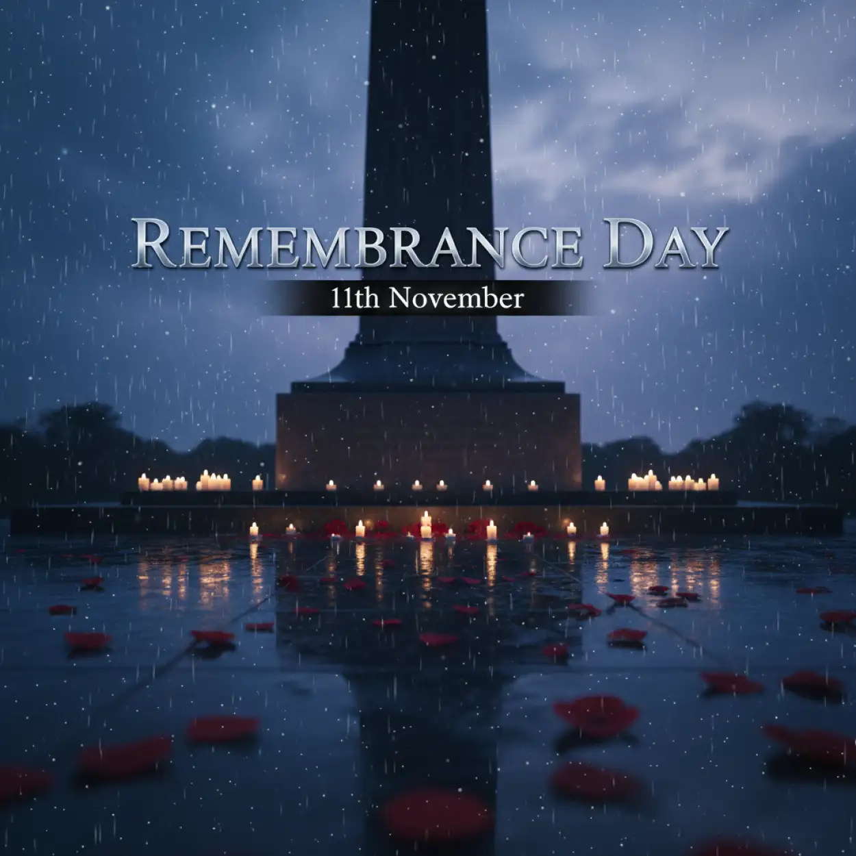 Free Download Remembrance Day 3d Text Logo Design Concept - High Quality Remembrance Day Background