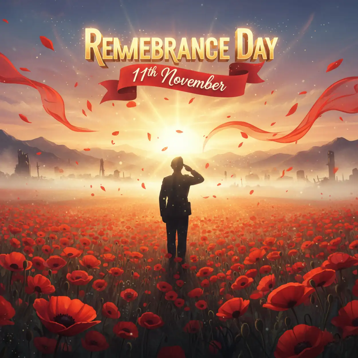 Free Download Remembrance Day Poster With Slogan Lest We Forget - High Quality Remembrance Day Background