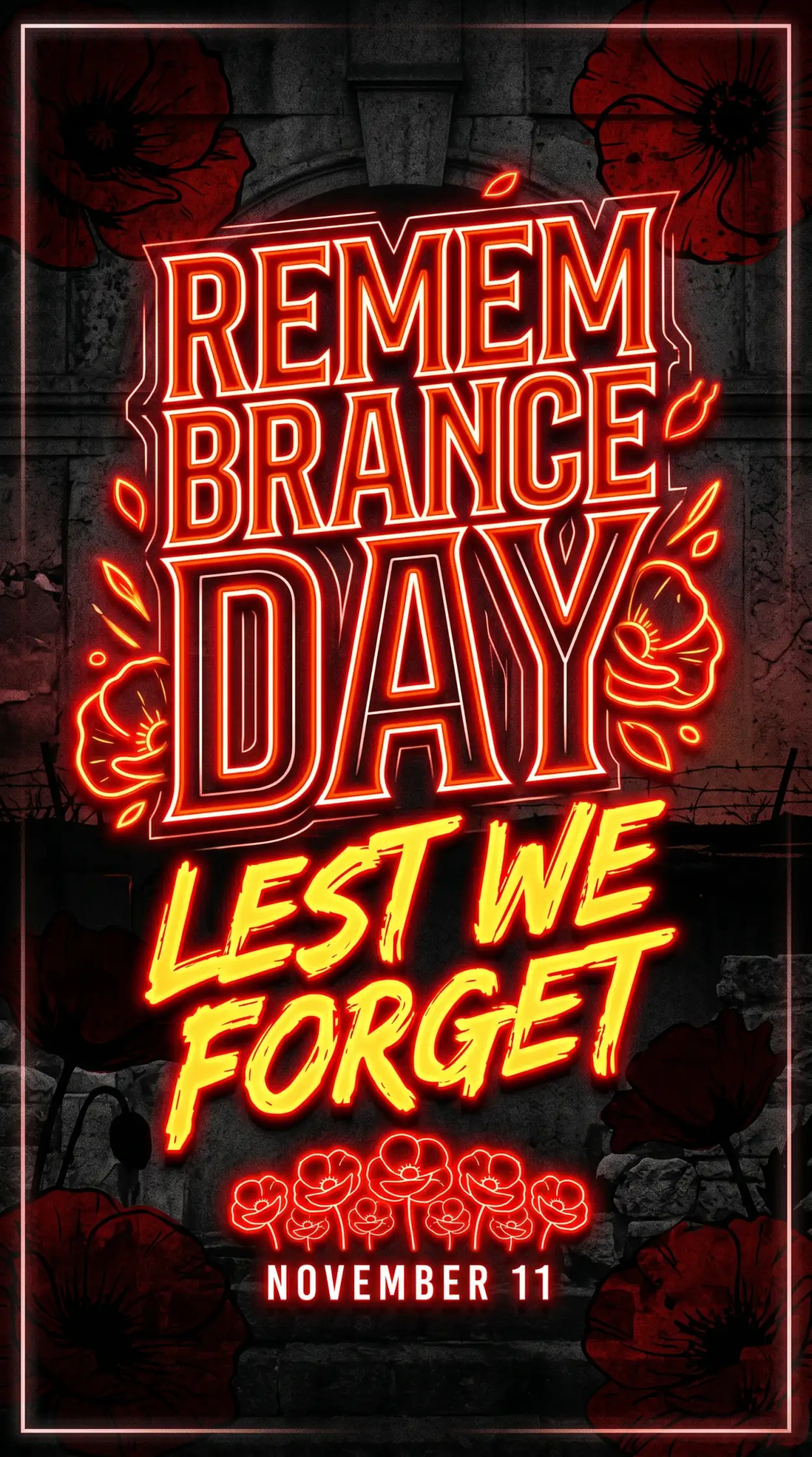 Free Download Remembrance Day Usa 2026 Armed Forces Tribute Design - High Quality Remembrance Day Usa 2026 Image