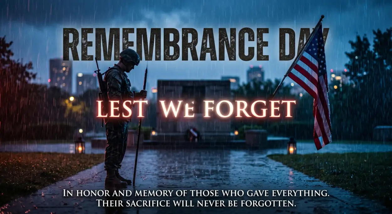 Free Download Remembrance Day Usa 2026 Remembrance Facebook Banner - High Quality Remembrance Day Usa 2026 Image