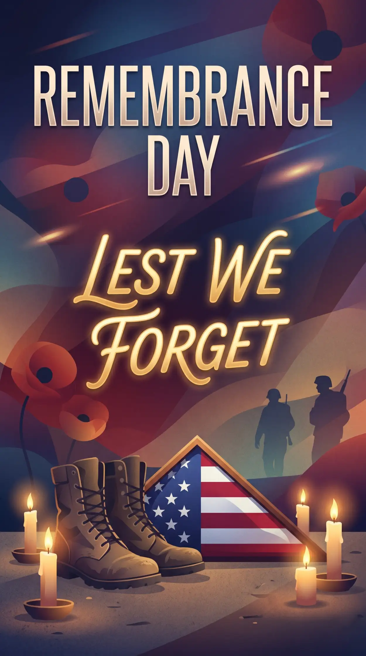 Free Download Remembrance Day Usa 2026 Tribute Poster Design - High Quality Remembrance Day Usa 2026 Image