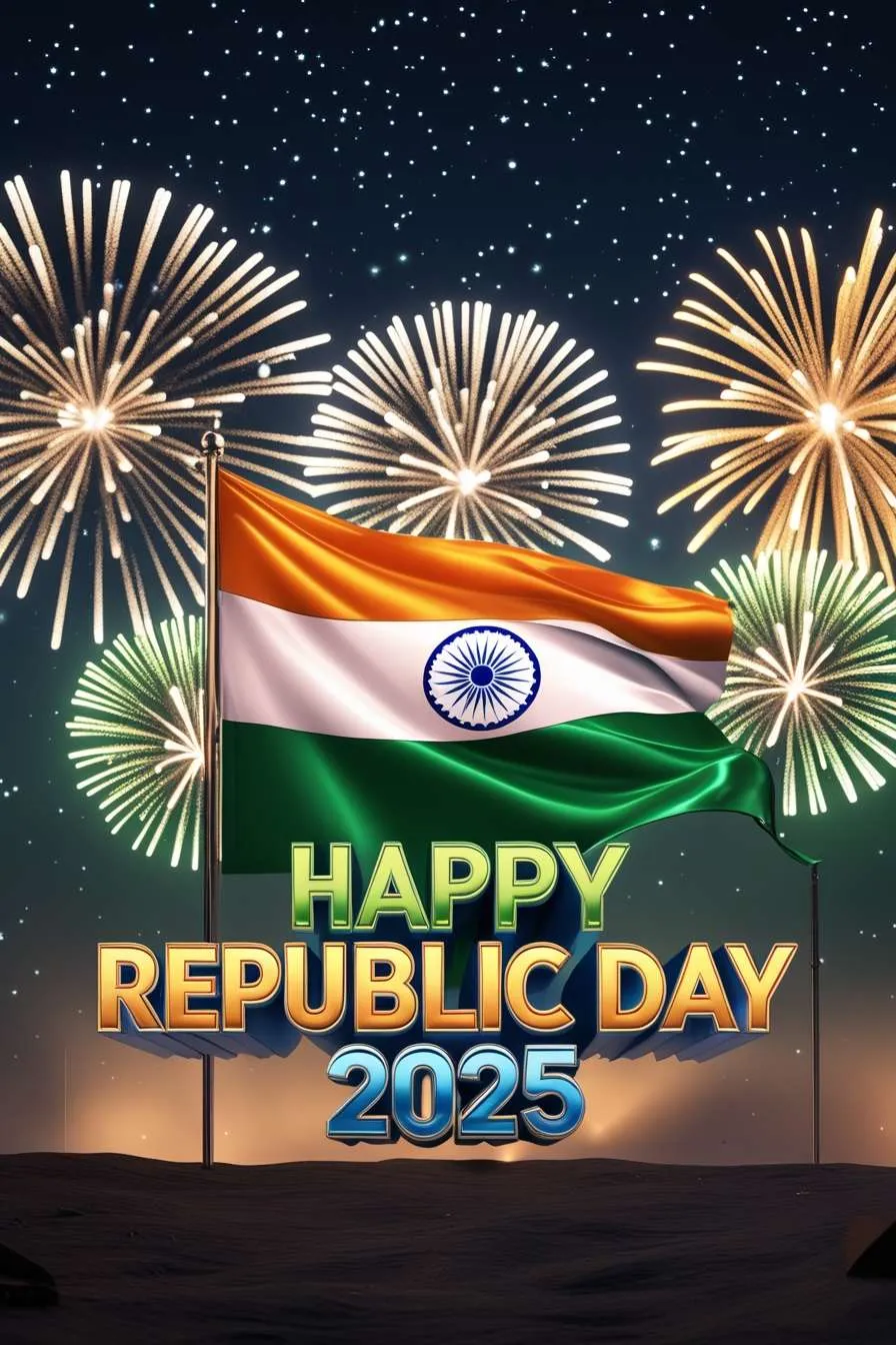 Free Download Republic Day 2025 Unique Greeting Images - High Quality Happy Republic Day 2025 Background